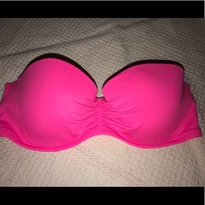 Victoria’s Secret Bikini Hot Pink Flirt Bandeau
